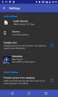 RecForge II - Audio Recorder Capture d'écran