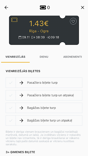 Android application Vivi Latvija screenshort