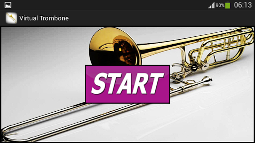 Android application Virtual Trombone screenshort