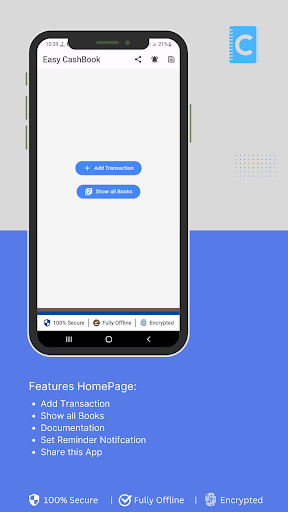 Android application Easy CashBook- Expense Manager screenshort
