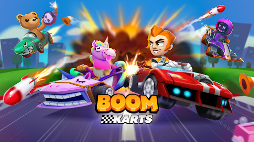 Boom Karts Multiplayer Racing - Racing - games