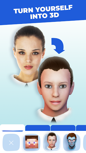 Head morph: photo warp 3D face Screen 2