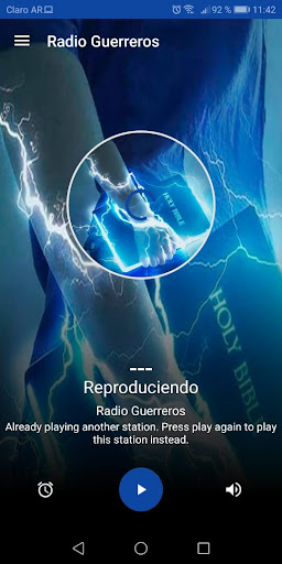 Android application Radio Guerreros screenshort