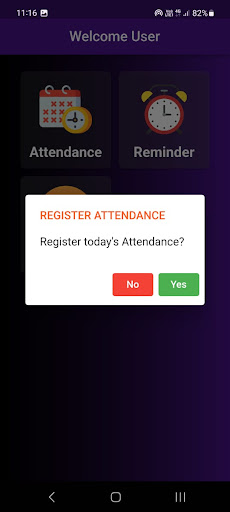 Attendance OnTrack Screen 3