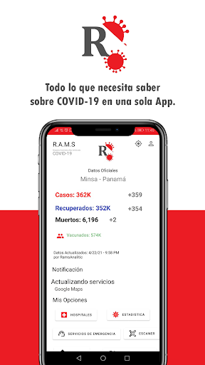 Android application Rams screenshort