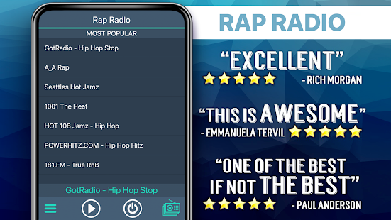 Rap Radio Favorites Screenshot