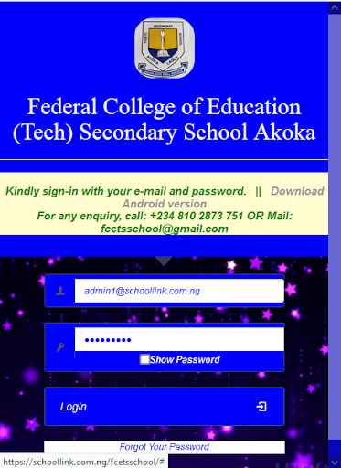 F.C.E.T Secondary School Akoka Screen 2