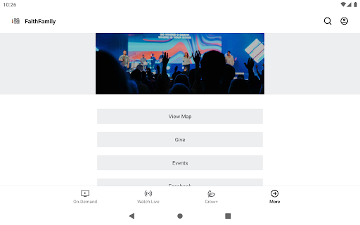 Screenshot of Faith Family