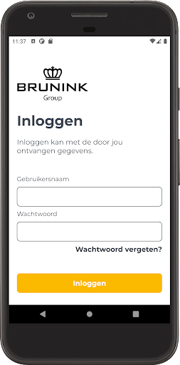 Android application Brunink Group screenshort