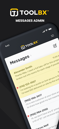 Android application TOOLBX: Dealer Admin screenshort