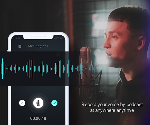 Android application Voice Podcast Maker screenshort