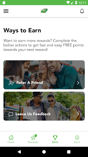 Android application Bubble Bee Rewards screenshort