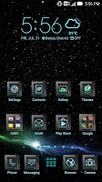 screenshot of Starlight ASUS ZenUI Theme