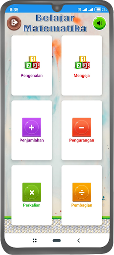 Android application Pintar Matematika screenshort
