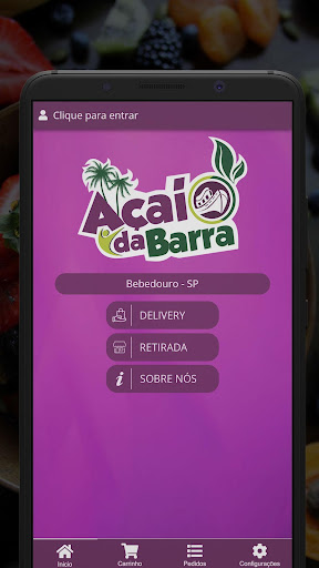 Android application Açaí da Barra - Bebedouro screenshort