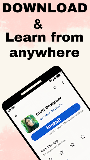 Android application Surti Designer screenshort