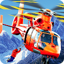 Helicóptero de rescate colina