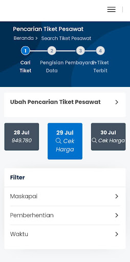 Bahagia Indah Travel Screen 2