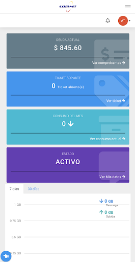 Android application COMNET screenshort