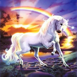 unicorns rainbow LiveWallpaper icon