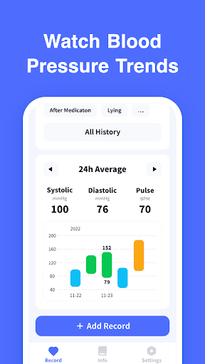 BP Tracker App Screen 3