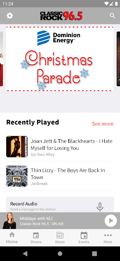 Android application Classic Rock 96.5 screenshort
