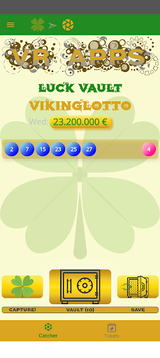 Android application Vikinglotto Luck Vault screenshort