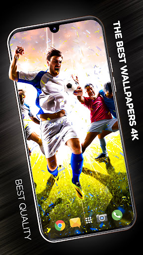 Android application Wallpaper with football in 4K screenshort