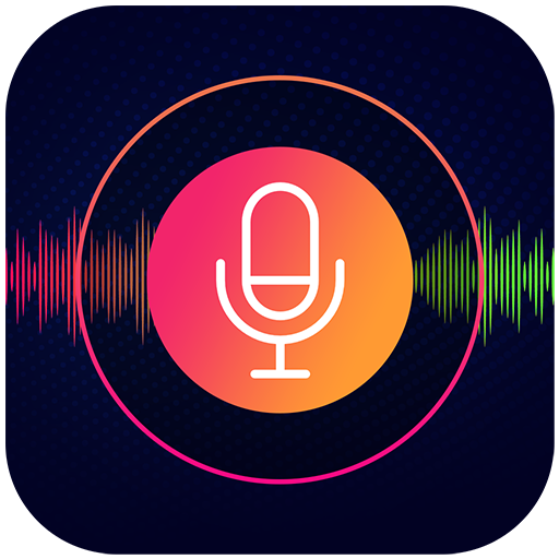 Audio recording with voice mem logo