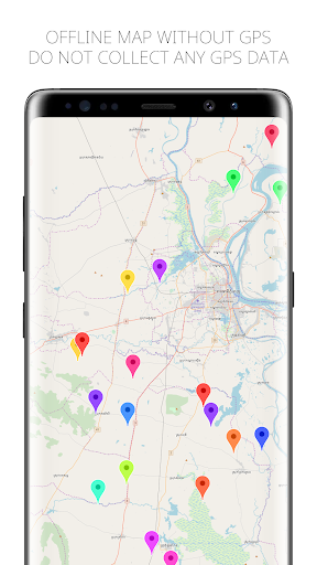 Android application Thailand Offline Map screenshort