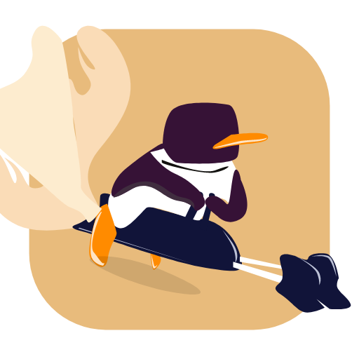 Un pingouin ça vole logo