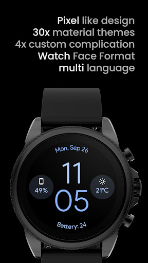 Material You Watch Face Screen 2