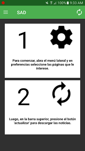 Android application SAD: Secretaria de Asuntos Doc screenshort