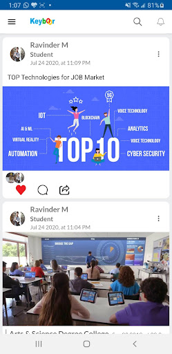 معاينة التطبيق