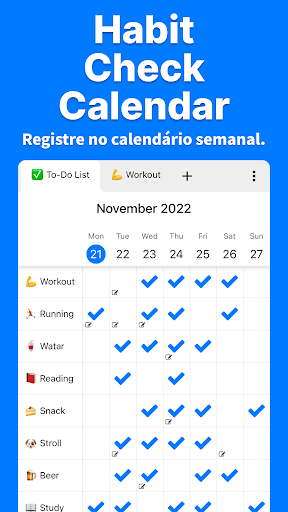 Visualização do aplicativo