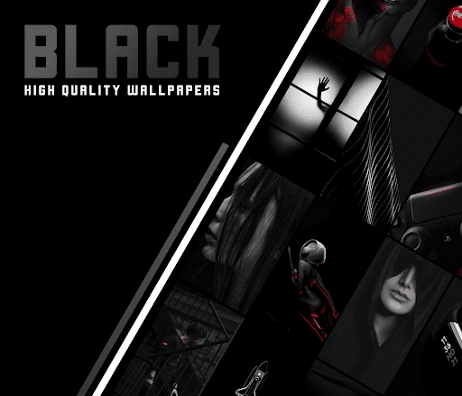 Android application Black Wallpapers screenshort