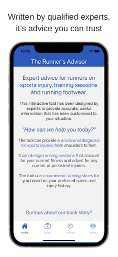 Android application Injury diagnosis & recovery screenshort