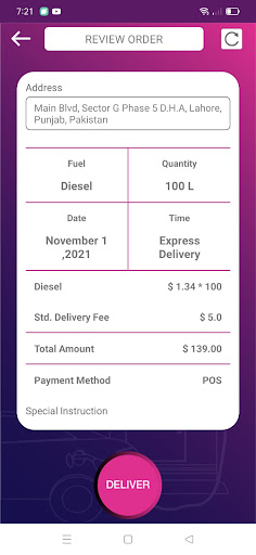 FuelStation Operator Screen 2