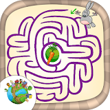 Mazes for kids  -  brain games icon