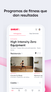 Sweat: Fitness para mujeres