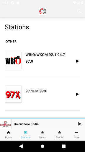 Owensboro Radio Screen 2