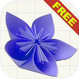 Origami Flower 3D Paper Fold icon