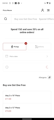 Pizza House Screen 3