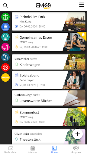 Android application EMK Young screenshort