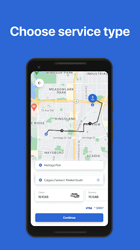 BUDS Ride and Delivery App Screen 3
