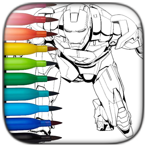 Superhero Coloring Pages logo
