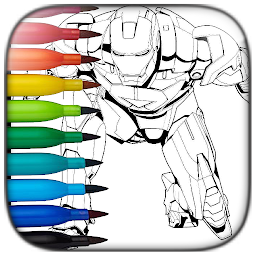 Icon image Superhero Coloring Pages
