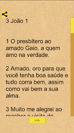 Android application 3 João Bíblicos screenshort