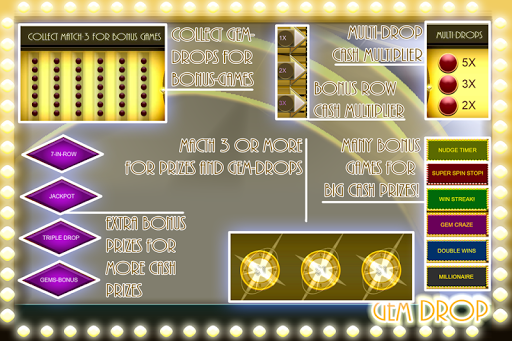 Super Reels: Gem-Drop Slot Screen 3