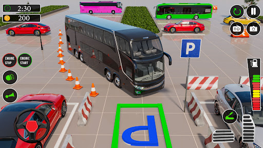 Coach Bus Parking Game Offline Screen 3